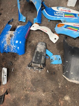 Juego Plásticos Piaggio Typhoon Azul