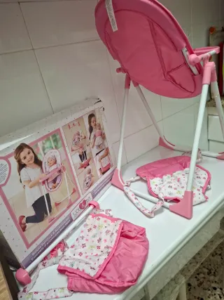 Set Trona, Mecedora y Mochila Bebé