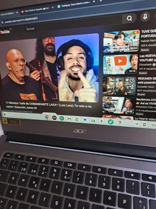 Portátil Acer Negro/Plateado