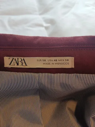 Traje de chaqueta rojo