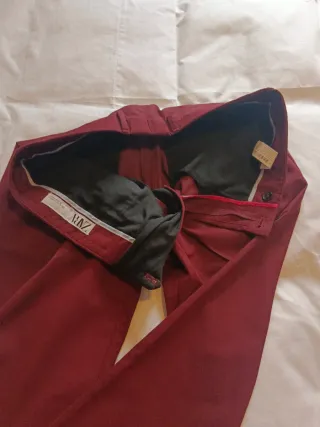 Traje de chaqueta rojo