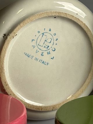 Set Oliera e Acetiera Ceramica Laveno