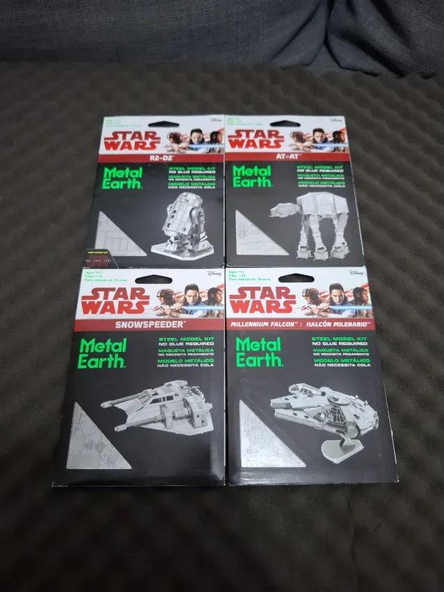 Kits Star Wars Metal Earth (4 Peças)