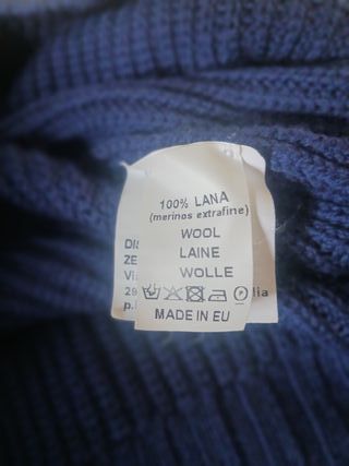 Maglione pesante Zerbi uomo blu taglia XL