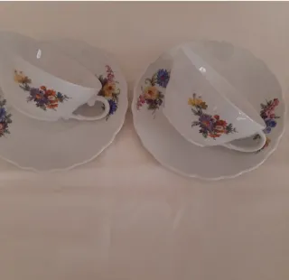 Coppia Tazze da Tè Laveno Floreale