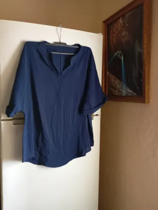 Blusa azul talla única