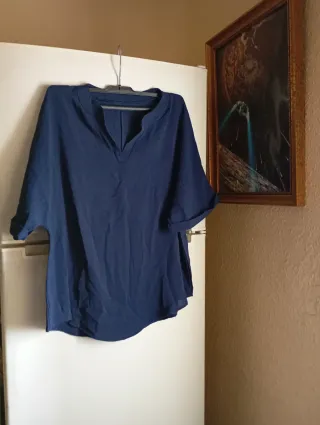Blusa azul talla única