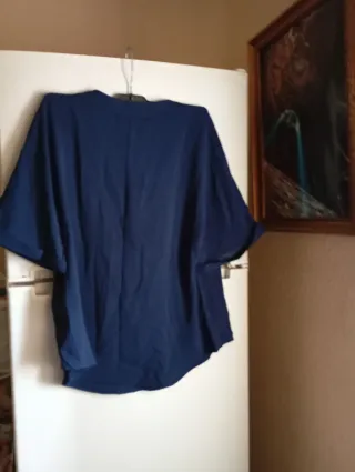 Blusa azul talla única