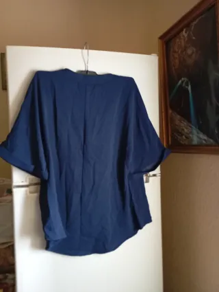 Blusa azul talla única