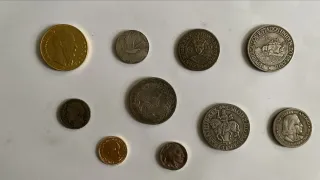 Lote monedas variadas replicas