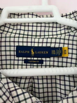 Camisa Polo Ralph Lauren Cuadros Talla XXL