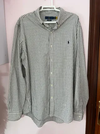 Camisa Polo Ralph Lauren Cuadros Talla XXL