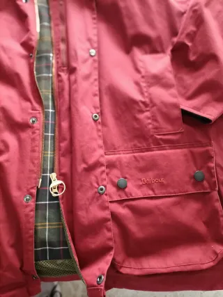 Chaqueta Barbour Roja