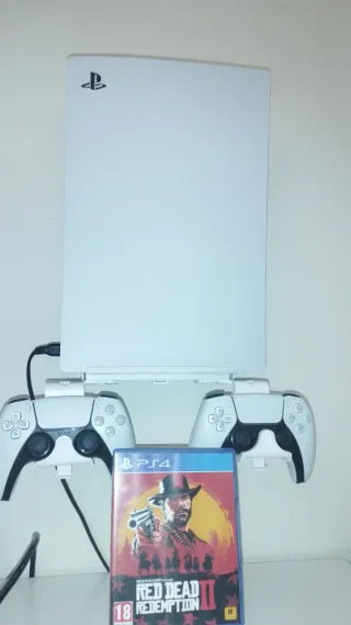 Consola PS5 con 2 mandos y juego