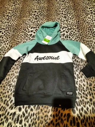 Felpa bambino 7-8 anni con cartellino