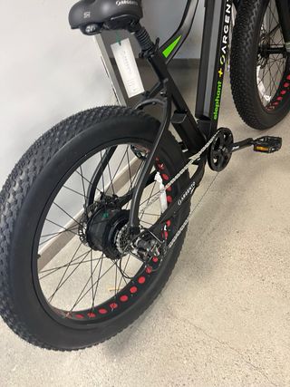 Bicicleta Eléctrica Fat Bike Negra