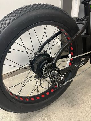 Bicicleta Eléctrica Fat Bike Negra