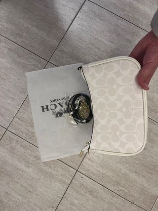 Borsa Coach Beige e Oro