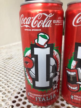 Lattine Coca-Cola Italia Euro 2012