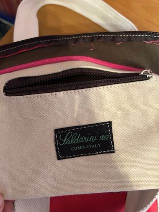 Borsa Saldarini 1882 Beige e Rosa Nuova