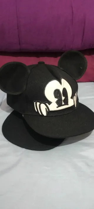 Pack 2 Gorras Mickey Mouse Orejas Negras