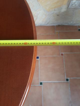 Mesa redonda extensible + 6 sillas