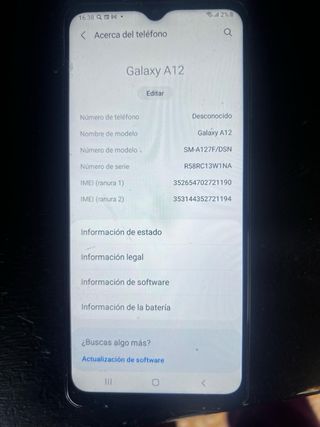 Samsung Galaxy A12 NEGOZIABILE