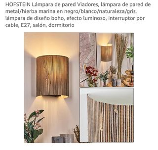 Lámpara de Pared HOFSTEIN Viadores Boho