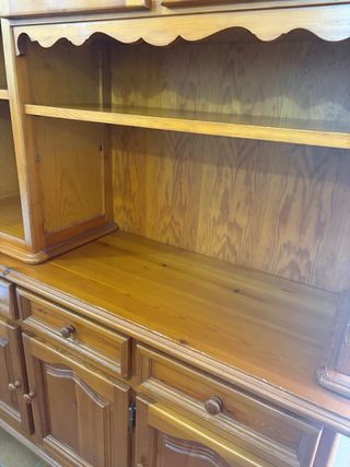 Mueble de cocina y cajonera de madera