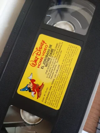El Jorobado de Notre Dame VHS Disney Clásicos