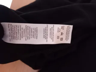 Camiseta negra manga francesa GALLERY