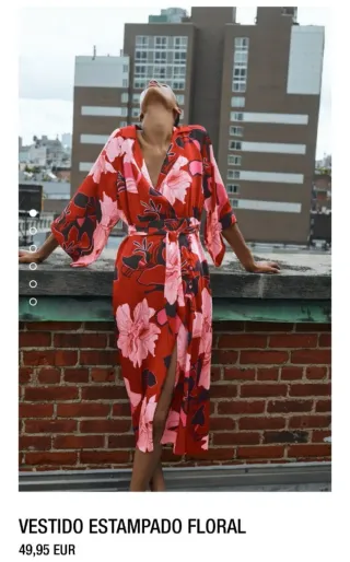 Vestido tacto seda talla M