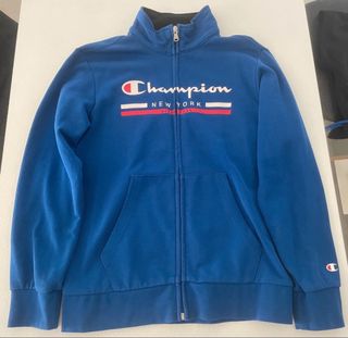 Tuta bimbo Champion blu e nera