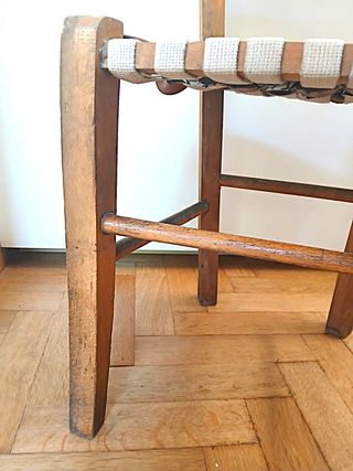Seggiolina sedia vintage in legno