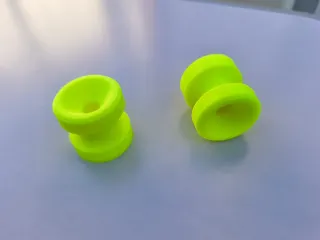 Protectores eje pitbike azul