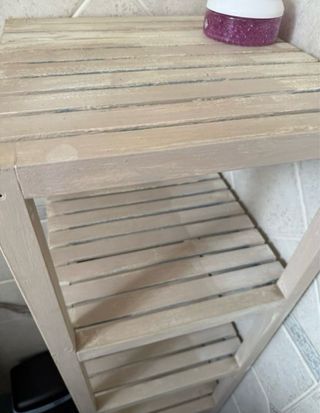 Estantería madera 4 baldas baño Ikea