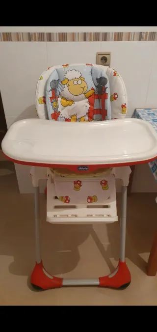 Trona Chicco con funda de ovejas