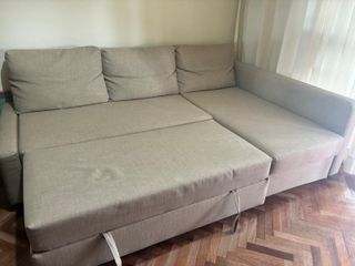 Sofá Cama Chaise Longue con baúl IKEA FRIHETEN