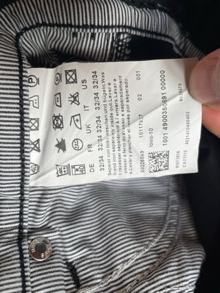 Pantalones Hugo Boss Negros Talla W32 L34