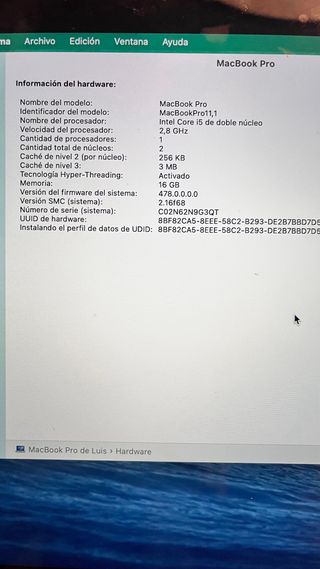 Macbook Pro Apple retina 13’