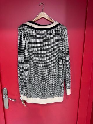 Jersey Tommy Hilfiger College Negro Blanco