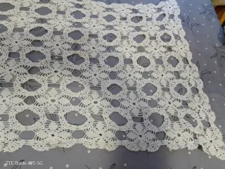 Centrino Burano vintage bianco 120x40