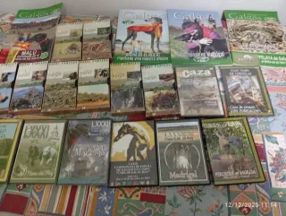 Lote Cintas HD y Cds Cacería Libros