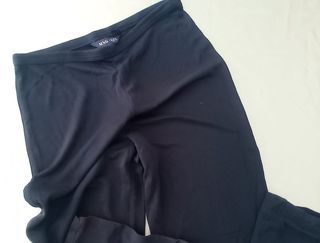 Pantalón MNG satén negro
