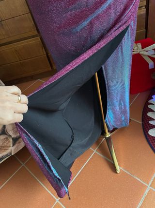 Abito lungo cangiante