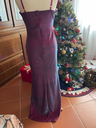 Abito lungo cangiante