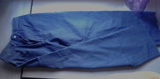 Pantalón Cargo Azul/Gris Talla M