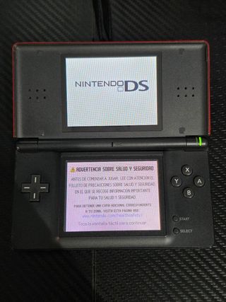 Nintendo DS Lite Crimson/Black coreana