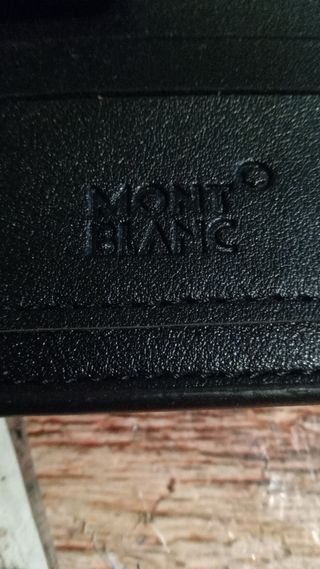 Cartera Montblanc Negra Piel