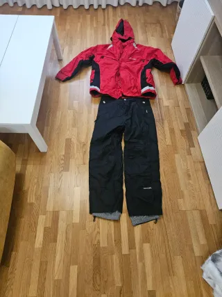 Traje Nieve Trespass Rojo y Negro , talla L